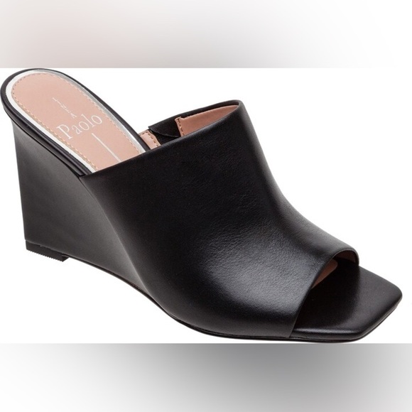 Linea Paolo Glitz Wedge Slide Sandal - Picture 1 of 14